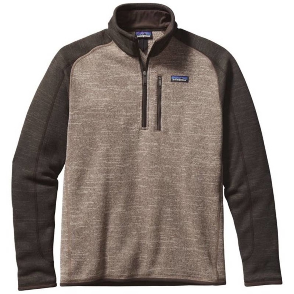 Patagonia Better Sweater Brown Two-Tone Quarter-Zip Pullover